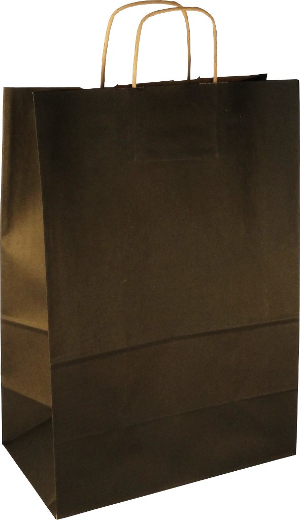PS307G031 med snoet papirhåndtag sort 305x170x425 mm