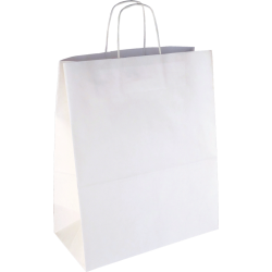 PS209G002 med snoet papirhåndtag hvid 320x170x390 mm