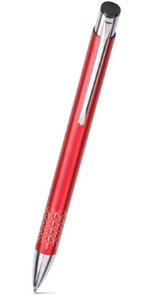 R-06 Metal kuglepen REY – rød, mat