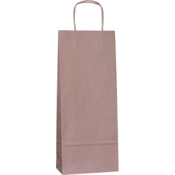 PS101G001 med snoet papirhåndtag Brun 180x80x225 mm